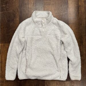 Eddie Bauer women’s Cream Fleece Sweater